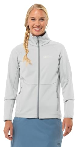 Jack Wolfskin Damen Alpgrat Fz W Fleece-Jacke, Cool Grey, M EU