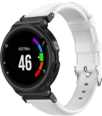 Homoyoyo 1pc Wristband for Watch Puck Lock Watch Band for Forerunner 235 Leather Watchband Lamp Turn Knob Smart Watch Belt Watch Strap for Forerunner Bracelet Watch Intelligent White S20