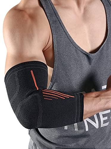 SOLO ACTFIT Tutore Epicondilite Gomito Uomo Donna Supporto Gomitiera Per Tendinite Protezione Gomiti Fascia Gomito Palestra Elastiche Gomitiere Compressiva Slogati Artrite Golf Tennista Pallacanestro
