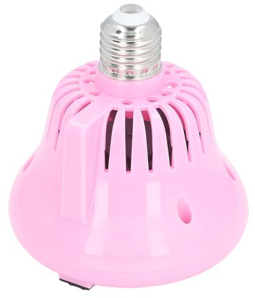 Jiawu Reptile Heating Lamp, Chicken Coop Heater Lamp Durable Plastic Multi Purpose for Ducks for Daily Use (Pink)