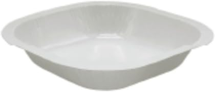 Bella Vita Plato hondo C/PAP color blanco fondo cuadrado 18 cm 100 piezas