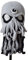 LARUISEE Octopus-Sturmhaube, Strickmütze, Oktopus-Mütze, lustige Sturmhaube, Oktopus-Maske, Halloween-Sturmhaube, Krake