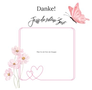Danke, Für die schöne Zeit: Abschiedsgeschenk Erzieher*in