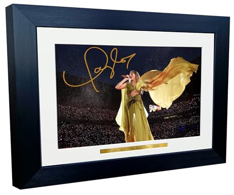Kitbags & Lockers Marco de fotos autografiado de Taylor The Tour 2024 de 12 x 8 pulgadas, tamaño A4, para regalo