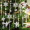 Weihnachtsdeko Christbaumschmuck Eiszapfen Schneeflocken Engel Anhänger 26 Stück, Acryl Weihnachtsbaumschmuck Weihnachten Hängend Ornamente Weihnachtsanhänger für Weihnachtsbaum Deko