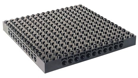 1pcs Base Plates Multipack Classic Baseplate Building Plates for Bricks 16x16 Architectural Panels Create Pixel Paintings & Wall Displays Compatible with Major Brick Brands (Black)