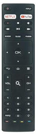 RM-C3369 Replacement Remote Control Compatible for JVC/RCA/Konka Android Smart LED TV Display Monitor RM-C3363 RM-C3359 RM-C3329 RC-N2409 LT-58N7115A LT-32KB208 RTAQ5033 RTAU5004 55Q75A 55U55A 65Q75A
