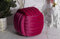 Dmora Pouf Karori, Poltrona Multiuso, Scendiletto, Pouf poggiapiedi, 45x45 h45 cm, Fucsia