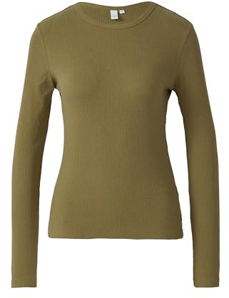 QS Geripptes Longsleeve