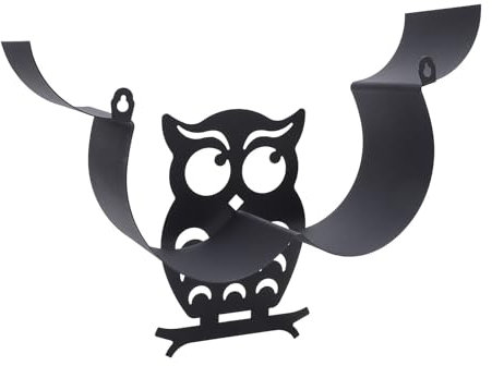 YWBL-WH Pastilla de Almacenamiento de Papel para el Inodoro de Búho de Hierro Duradero, Portavasos Conveniente y Práctico para la Cocina y el Baño