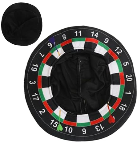Generisch Kostüm Hut | Lustige Kopfbedeckung Weich | Dartboard Party Hut | Witziger Scherz Für Fasching Halloween Geburtstag Schulfeier Erwachsene Teenager