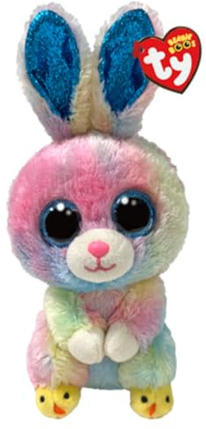 TY Plüsch Beanie Boo Twitches Hase 15cm Ostergeschenk Kuscheltier