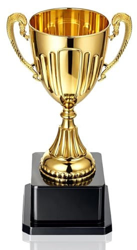 Bukecagif Pokal, Mini Coppe e Trofei per Bambini, Trofeo in Plastica Come Premio per Tornei Sportivi e Competizioni