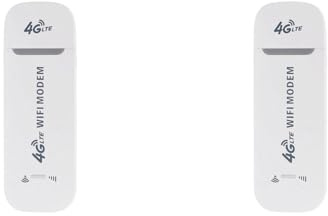 Vjsujehgy 2X Modem 4G LTE FDD 3G WCDMA UMTS USB Dongle WiFi Stick Data Banda Larga con Slot per Sim Card (Versione Europea)