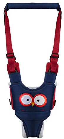 Rufun Harnais de Marche Aide Debout Trotteur Forme Animale (Bleu)