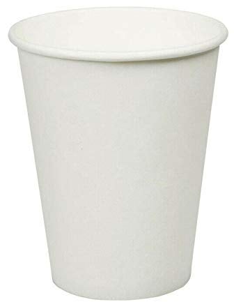 We Can Source It Ltd - Single Wall White Paper Disposable Cups - 7oz Recyclable Drinkware Paper Cups for Tea, Coffee, Juice, Hot and Cold Drinks - Ideal for Home, Office, Cafes and Events - 1000 Pack