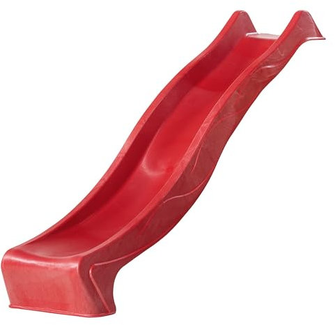 AXI Sky230 Toboggan à Eau en Rouge - 228 cm | Élément complémentaire pour Aire de Jeux/Maison de Jeu Enfant | Toboggan pour Hauteur de Estrade 120 cm
