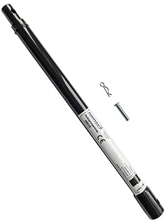 NEMAXX® Erdbohrer Verlängerung für Erdlochbohrer [800MM – UNIVERSAL] – Kompatibel für alle benzinbetriebenen Erdbohrer mit 20 mm Innenrohrdurchmesser – Mit Splintsicherung und aus Stahl – Schwarz