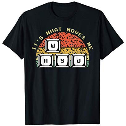 WASD PC Masterrace Mouse And Keyboard Gamer Gaming T-Shirt