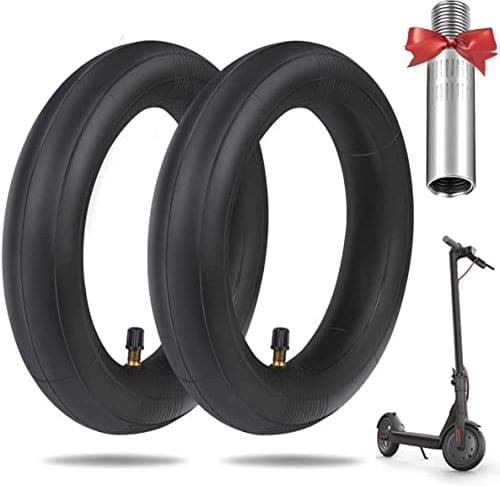2 Stück Verdickt Schlauch 8,5 Zoll Reifen Scooter Schlauch 8 1/2 Zoll Reifen mit Adapter Ventilverlängerung für xiaomi M365/1S/Scooter 3/Essential/Pro/Pro2