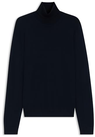 BOSS Herren Musso-P Slim-Fit Rollkragenpullover aus extrafeiner Merinowolle