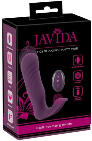 JAVIDA Shaking Panty Analvibratoren Mehrfarbig Eingeitsgröße