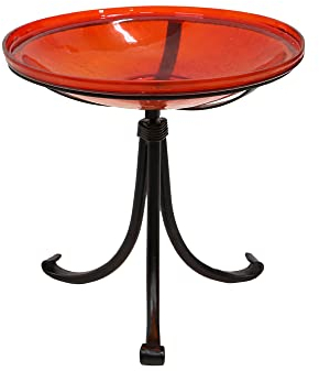 Achla Designs 201-4033 Vogeltränke, 35,6 cm, Rot