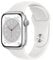 Apple Watch Series 8 (GPS, 41MM) Silver Aluminum Case with White Sport Band (Ricondizionato)