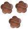 Artibetter 3 Pcs Plateau Boutique Chaleur Tapis De Café Isolant Réutilisable Tasse Slip Table Naturel Bureau Fleur Maison pour Bois Non Vintage Napperon & Anti sous-Verres Bureau Thé