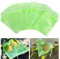 100 PCS Fruit Protection Bags - 20x15cm Grape Netting Bags with Drawstring,Garden Fruit Cover Mesh Bag to Protect Plants from Birds Butterfly Wasp Birds Cherry Vinegar Drosophila