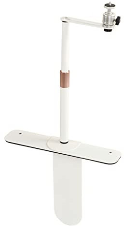 Support de Projecteur, Support de Trépied de Projecteur 24‑40CM Support de Montage de Projecteur à Angle Réglable Filetage 1/4in pour Chevet de canapé (Blanc)