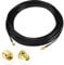 Bingfu Cavo Prolunga SMA 10m Adattatore Maschio a Femmina Montaggio a Piastra Cavo Coassiale RG174 per Antenna Router Modem 4G LTE Radio a Due Vie Dongle USB RTL-SDR Ricevitore ADS-B