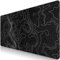Sevenpers Mauspad XXXL,1200x600mm Groß topographische Karte Mausepad,Mausmatte mit Rutschfester Gummibasis,Mousepad für Büro,Zuhause,Gaming(topo Schwarz)