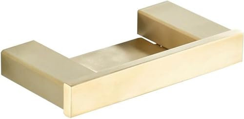 WEedsy Porte-Savon en Or brossé Accessoires de décoration de la Maison en Acier Inoxydable Massif Mural (Or brossé)