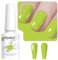 Vishine Green Gel Nail Polish, 8ml Light Green Color, High Gloss Soak Off UV Gel, French Nail Manicure Salon DIY L229