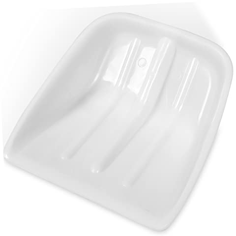 FUNOMOCYA Plastikschaufel Für Außenbereich Ersatzschaufelkopf Aus Kunststoff Mehrzweckschaufel Zum Füttern Von Geflügel Schneeräumwerkzeug Geeignet Für Bauernhof Obstgarten Innenhof Garten u