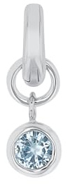 Amor Charm 925 Sterling Silber Damen Charms, mit Zirkonia synth., 1,5 cm, Silber, Kommt in Schmuck Geschenk Box, 2038544