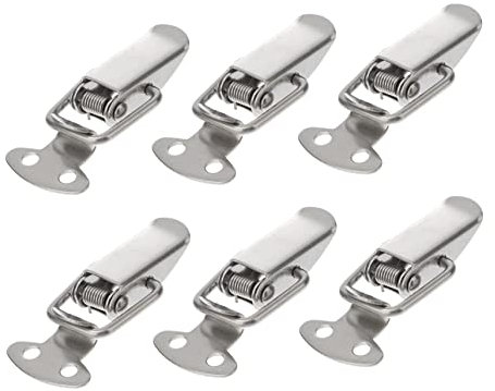 Gadpiparty 18sätze Kleine Edelstahl Toolbox Latch Federbelasteter Toggle-verschluss Für Werkzeugkästen Schränke Und Aufbewahrungsboxen