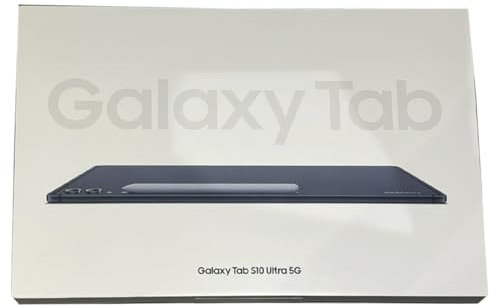 Samsung Galaxy Tab S10 Ultra (14.6, 5G) SM-X926B, 512GB Storage + 12GB RAM, MediaTek Dimensity 9300+, AMOLED Display, Anti-Reflection, S Pen Included, AI Android Tablet (Moonstone Grey)