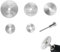 Portable Drill Saw Blades for Dremel Rotary Tool Cutting Discs Mandrel Saw Blades Cutting Discs with Straight Shank Mandrel for Wood Plastic Metal Stone (Silver)