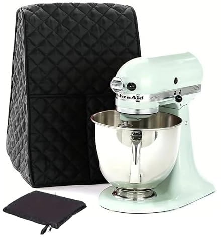 Oaygat Stand Mixer Dust Cover Storage Cover Toaster Dust Cover with 2 Pockets Kitchen Mixer Cover Vertical Mixer Dust Cover Storage Bag for Kitchenaid Mixer Ice Cream Maker Mixer Protective Cover