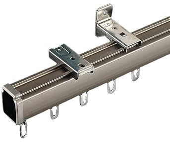 Aluminium Schienensystem Deckenschienensatz for Wohnzimmer Schlafzimmer Zimmer Dusche Trennschiene RV Decke(260cm/102in)
