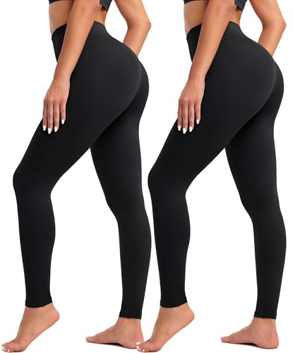 BAYDI Creamlush 7/8 High Waist Leggings Damen | Weich und Elastisch, Blickdichte Sportleggings, S-M bis 5XL, Yoga, Pilates, Fitness, Freizeit und Alltag