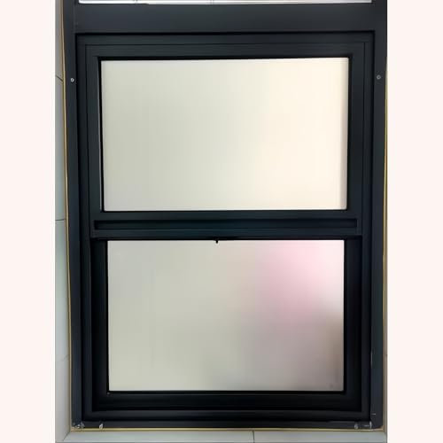 Ventanas correderas verticales con vidrio esmerilado para mayor privacidad, personalizables para baño, sótano y casa de juegos