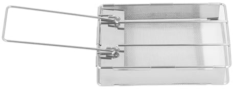 KIMISS Zusammenklappbarer Toaster – Tragbarer Camp-Toaster aus Edelstahl für Brot, Würstchen und Kochabenteuer Im Freien