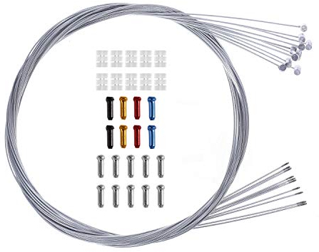 10 x Universal Fahrrad Innen Bremse Kabel Bremszugset mit Kabel Zubehör 1.75m lang für Road/MTB