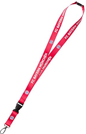 FC Bayern München Schlüsselband rot | Lanyard | Badgeholder FCB