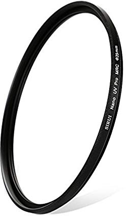 Sirui SUUV39A - Filtro Ultravioleta de Aluminio Ultra Delgado S-Pro Nano MC de 39 mm, Color Negro