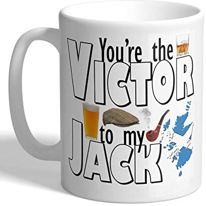 I Love Mugs - You're The Victor to My Jack - Mug, Ceramic, 11fl.oz.
