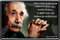 WOGEKA ART Retro Blechschild - Albert Einstein - Oben ohne - witziger Spruch als Geschenk-Idee zum Geburtstag Weihnachten zur Dekoration 20x30 cm Vintage-Design aus Metall 272